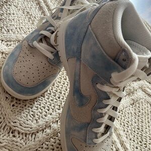 Kids Blue and White Sneakers